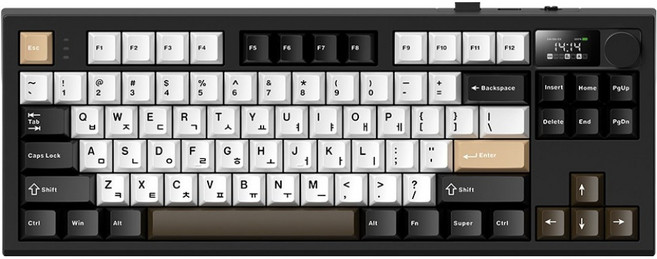 프리플로우 블루투스 텐키리스 기계식 유무선 키보드, 마에스트로, archon AK47, 저소음 눈송이축