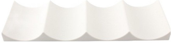 포텐키트 편리한 와인랙 29.3 x 10 x 2.5 cm, 화이트, 1개