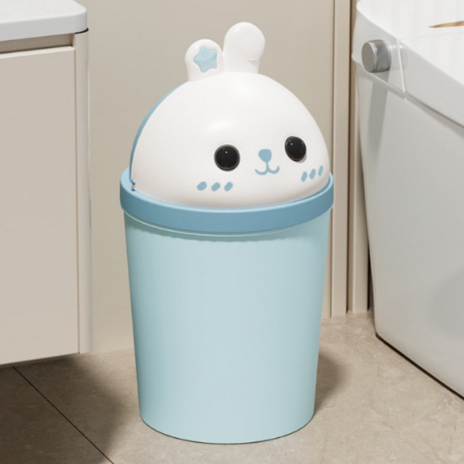 귀여운 토끼 휴지통, 블루