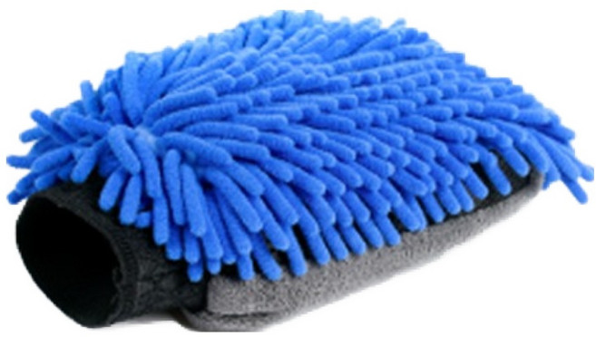 GUNU 방수 극세사 세차 미트 2 in 1, 마린블루, 1개