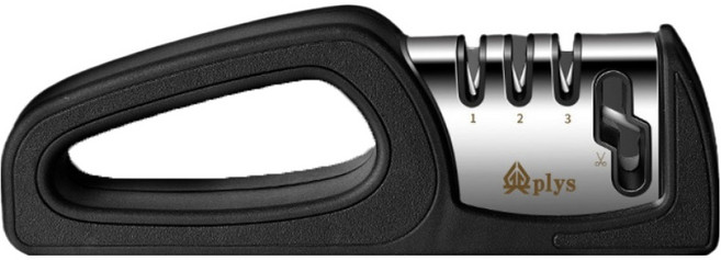 비엠디자인 모던한 칼갈이 4단, 화이트블랙, 1개