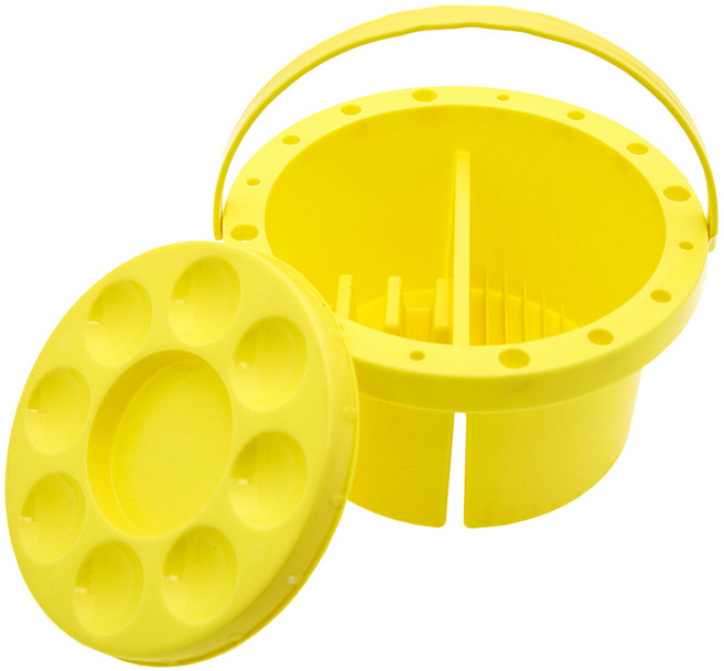 DGRM 개나리 원형 물통 빠레트, 노란색