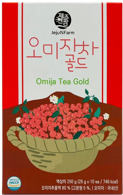 제주앤팜 오미자차 스틱, 25g, 10개입, 1개