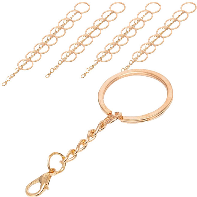 코히모 키링 랍스터 연결 고리 부자재 25mm 5W0424, 50개, 골드