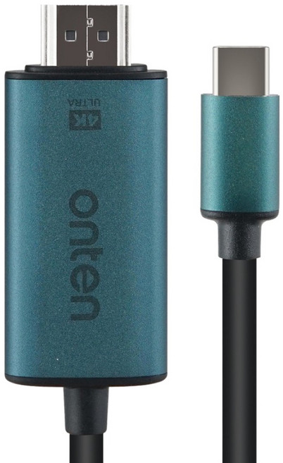 온텐 Coms 4K2K-30Hz C타입 HDMI 컨버터 케이블 1.8m, 1개