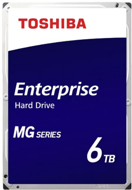TOSHIBA 東芝 Enterprise 企業級硬碟 7200RPM CMR模式 512MB 緩衝區 HDD, MG10ADA600, 6TB