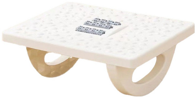 小麥購物 浴室擱腳凳 L108, 白色