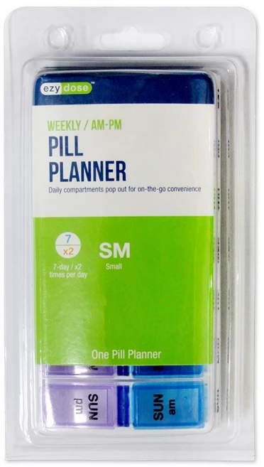 이지도즈 7일 AM PM 분리형 약통 랜덤발송, 1개 - 쿠팡