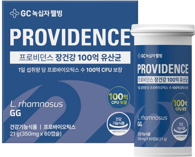 GC녹십자웰빙 프로비던스 장건강 100억 유산균, 60정, 1개 - 쿠팡