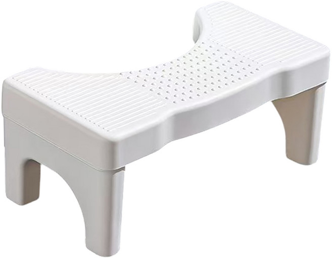 小麥購物 防滑馬桶凳 L107, 白色