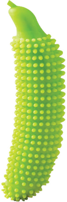 멍냥 강아지 오이 치석제거 이갈이 장난감, 그린, 1개