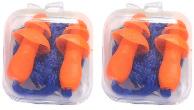 마루해피 끈달린 귀마개 블루 + 보관박스 세트, 2세트