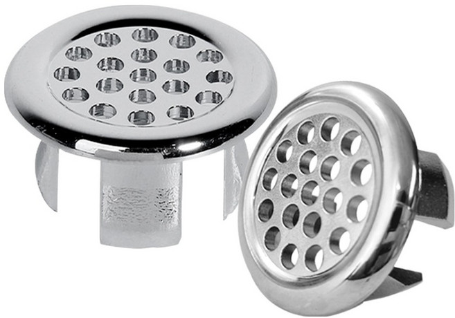 베이루 세면대 오버플로우 수도부품 망사캡, 2개