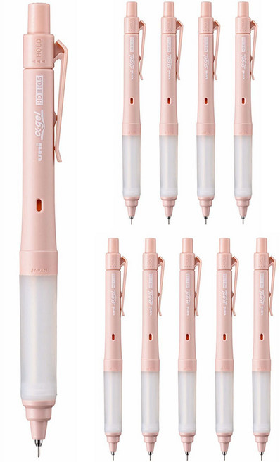 유니 알파겔 스위치샤프 M5-1009 코튼핑크, 10개, 0.5mm