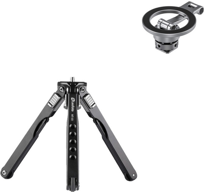 레오포토 맥세이프 콜드슈 스마트폰 홀더 + 미니삼각대 세트, 1세트, MT-03, PM-03