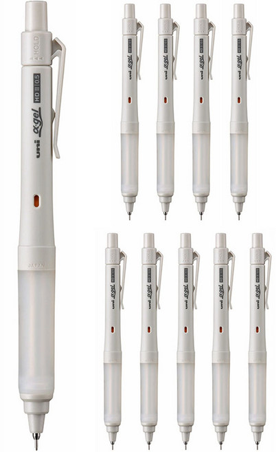 유니 알파겔 스위치샤프 M5-1009 그레이, 10개, 0.5mm