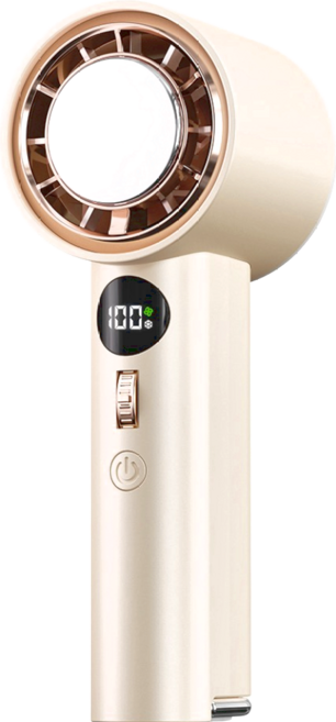 ASPOR 無段式冰感渦輪風扇, FN-158, 杏色