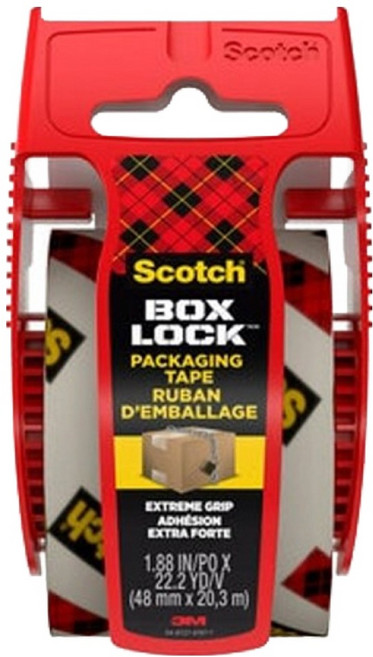 쓰리엠 스카치 박스락 포장용 테이프 195 48mm x 20m, 투명, 1개