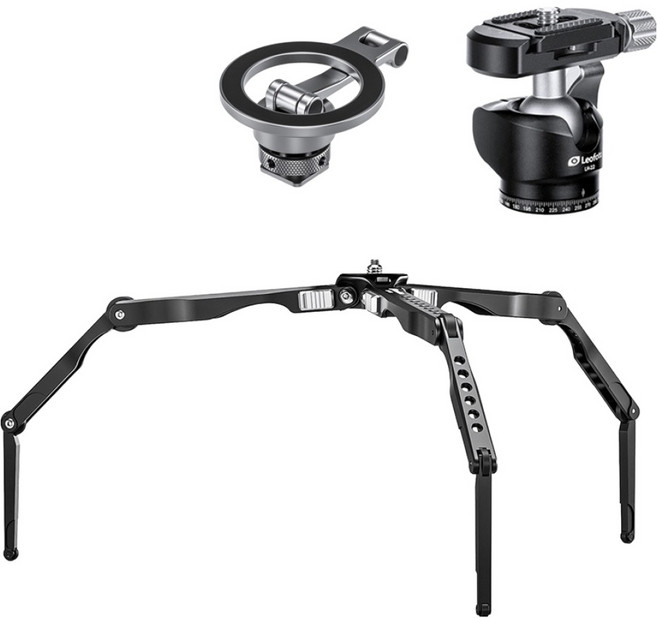 레오포토 맥세이프 콜드슈 스마트폰 홀더 + 미니삼각대 세트, 1세트, MT-04, LH-22, PM-03