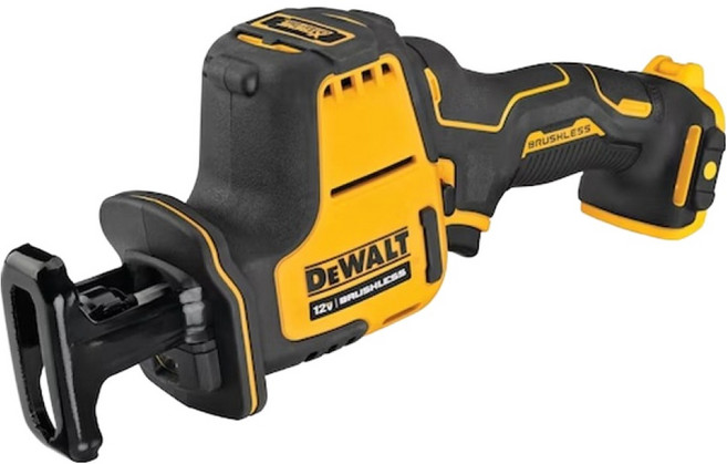 DEWALT 得偉 12V Max無碳刷軍刀鋸 空機 DCS312B, 黑色 + 黃色, 1個