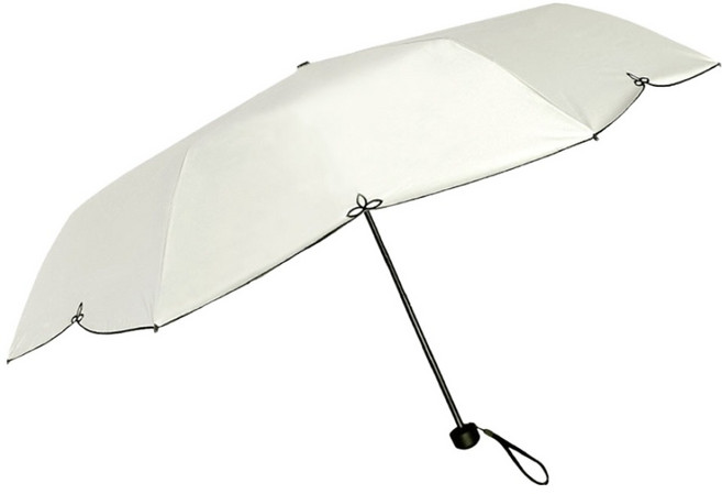 엘르 꽃잎 암막 경량 3단 수동 우양산 + 커버 세트