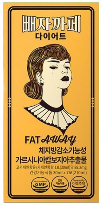 빼자까페 다이어트 7p, 1개, 210ml