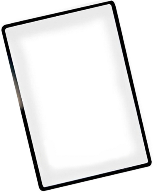 몰투데이 확대왕 휴대용 독서 돋보기, 투명, 1개