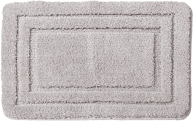 小麥購物 加厚浴室吸水地墊 回型, 烟灰, 1個