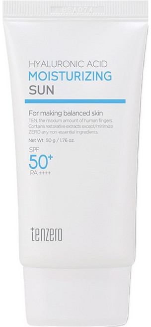 TENZERO 히알루론산 모이스처 라이징 선 SPF50+ PA++++, 50g, 1개