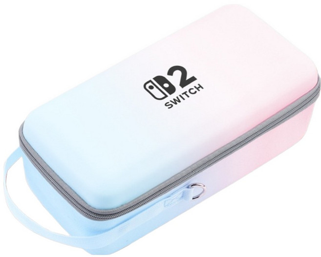 호후 스카2 닌텐도 스위치2 케이스 파우치, 블루핑크, 1개