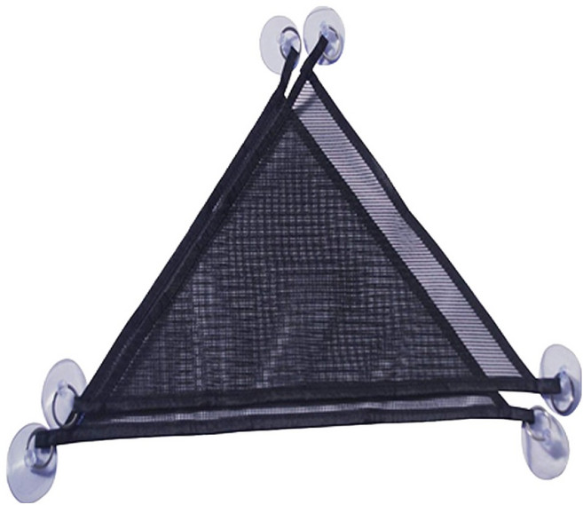 유인지화 파충류 도마뱀 해먹형 은신처 대형(33 x 33 x 48 cm), 블랙, 2개