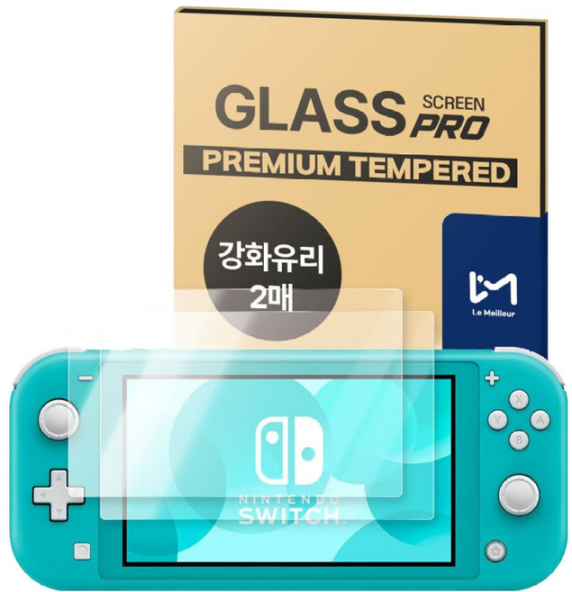 르메이어 태블릿 9H 강화유리 액정보호필름 2p 세트, 투명, 2매