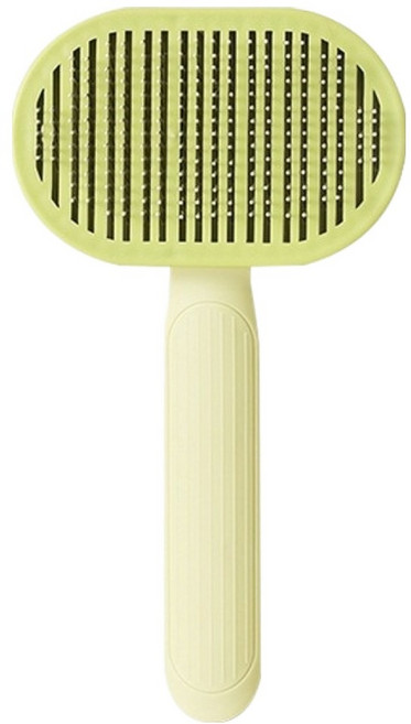 반려동물 털정리 엉킴 제거 브러쉬, 그린, 1개