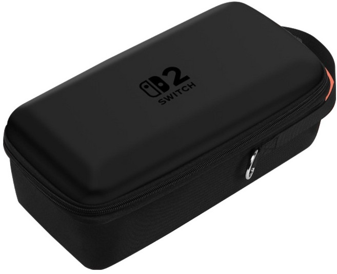 HOHOO Switch 2 保護殼 收納包, 1個, 單一商品, 黑色