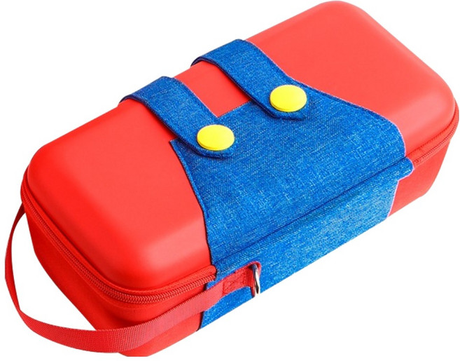 호후 스카2 닌텐도 스위치2 케이스 파우치, 마리오 멜빵, 1개