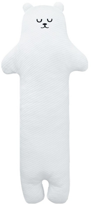 프로젝트슬립 쿨쿨곰 냉감 바디필로우, 화이트