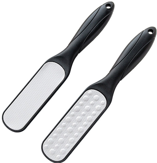 한솔템 발 뒤꿈치 각질 제거기 블랙, 50g, 2개, 1세트