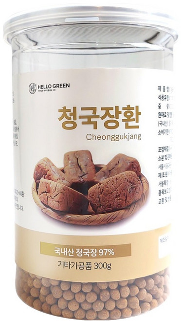 헬로우그린 청국장환, 1개, 300g