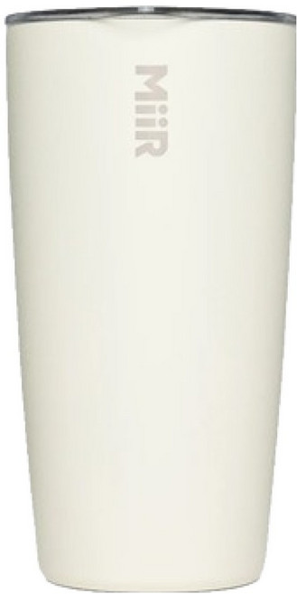 MiiR 베큠 인슐레이티드 슬라이드 뚜껑 텀블러, 샌드 스톤 화이트