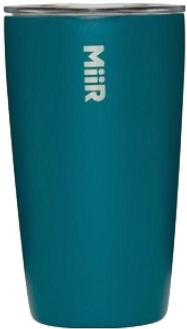 MiiR 베큠 인슐레이티드 슬라이드 뚜껑 텀블러, 블루그린 Prismatic, 354ml, 1개
