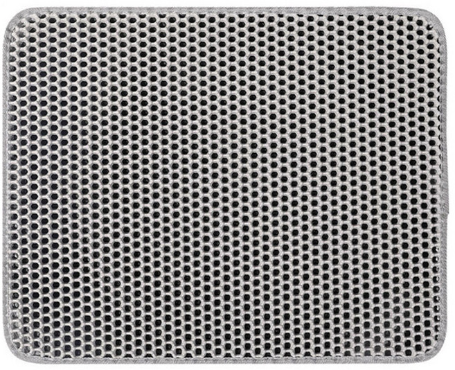 咕沛日常 雙層貓砂墊, 灰色, 1個