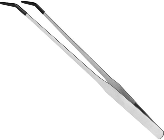 레몽크리프 파충류 밀웜 먹이 롱 스테인리스 핀셋, 혼합색상, 1개