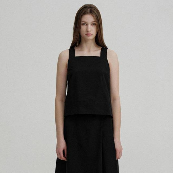 아바몰리 여성용 SQUARE NECK SLEEVELESS TOP