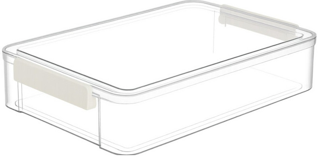 몽구밍 서류철 투명 보관함 대형, 혼합색상, 1단