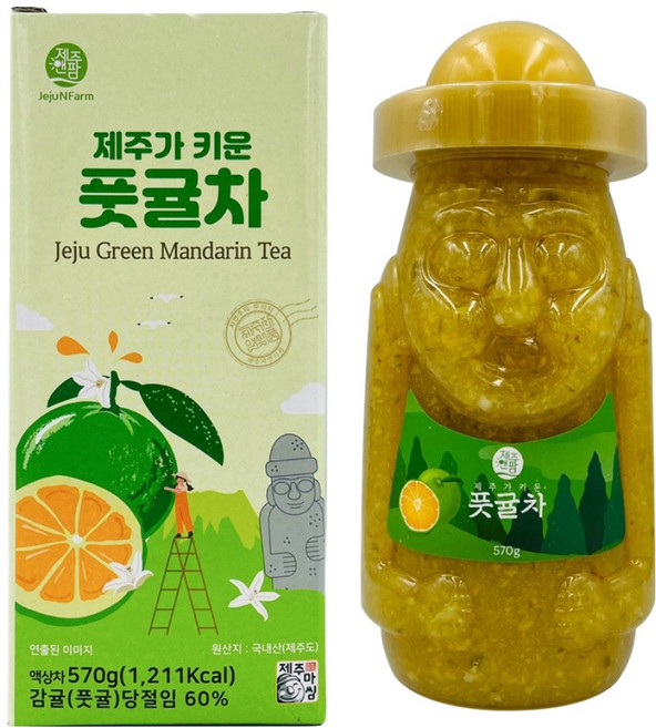 제주앤팜 풋귤차, 570g, 1개, 1개입
