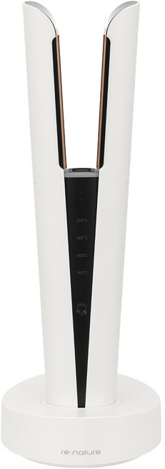 RENATURE 제트스타일러 S 고데기, 루미 화이트, CBI-ACLTS10LW