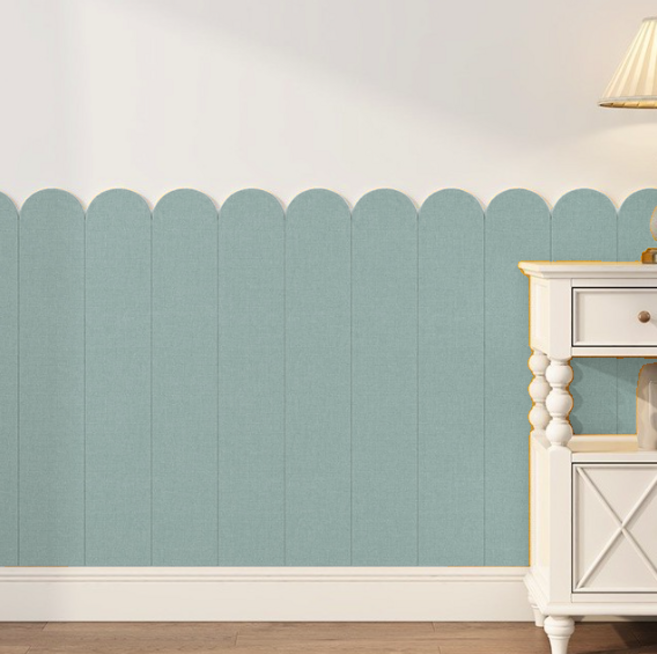 올리웰 접착형 충돌방지 인테리어 벽장식 시트지 6p, 민트