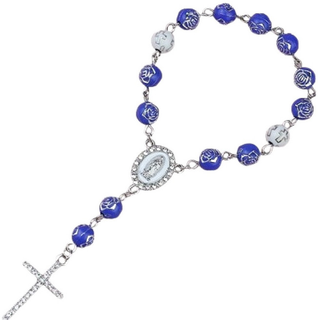 바이데 멋진 묵주팔찌, 실버, 1개