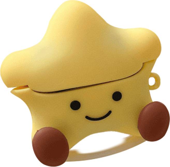 Ollike 可愛 Galaxy Buds3 / Buds 3 Pro 通用保護殼 星星, 1個, 單一商品, 混合顏色