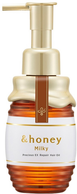 &honey milky 蜂蜜頂級滋潤修復髮油, 105ml, 1瓶